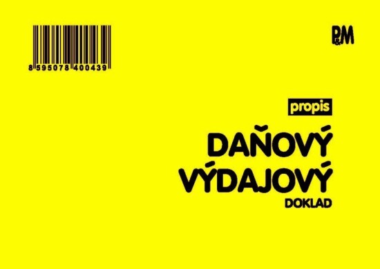 P&M Daňový výdajový doklad propisovací - 43