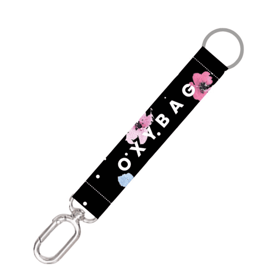 Oxybag Krátká klíčenka s karabinkou - Flowers