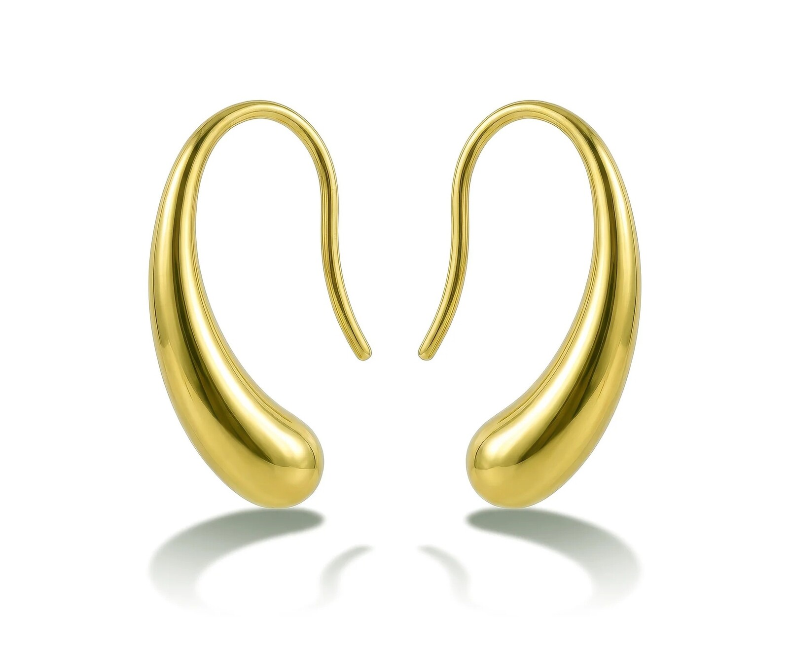 Victoria Walls Moderní pozlacené náušnice Gold Lavielle VWE260589G