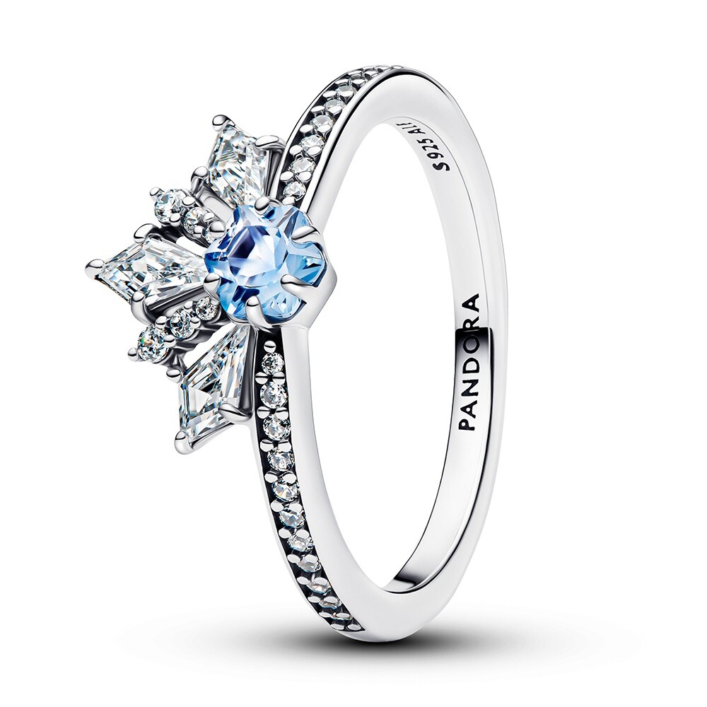 Pandora Stříbrný prsten Diadém královny Elsy Disney 194134C01 48 mm