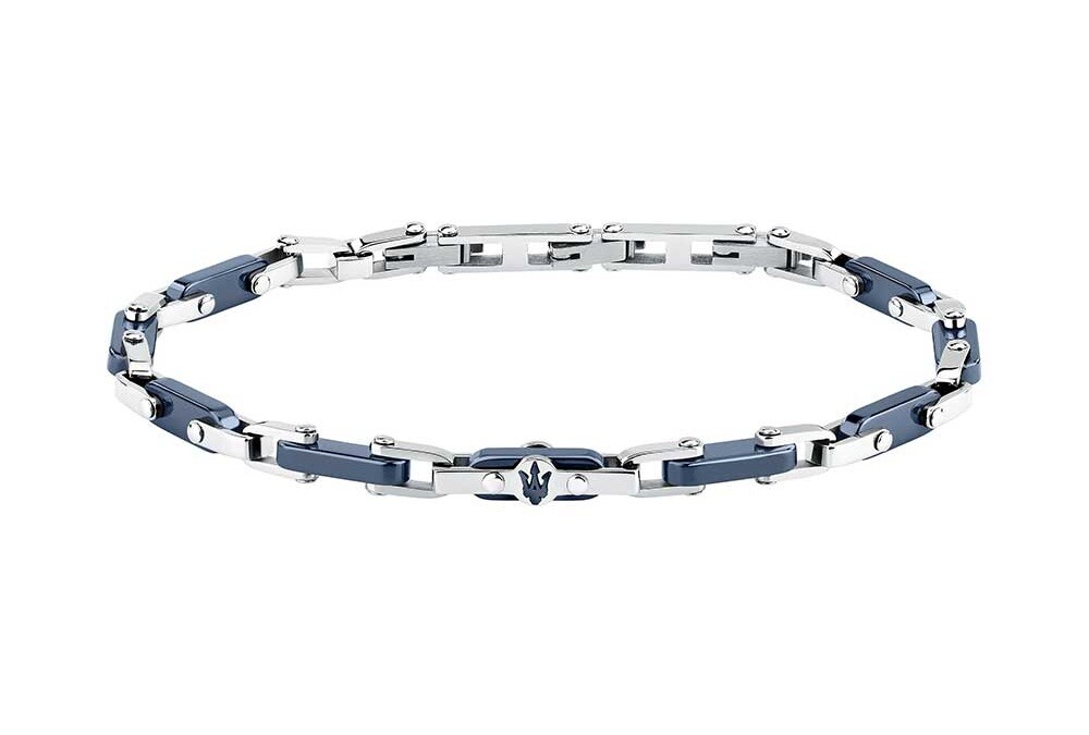Maserati Stylový ocelový náramek pro muže Ceramic JM226ATZ76