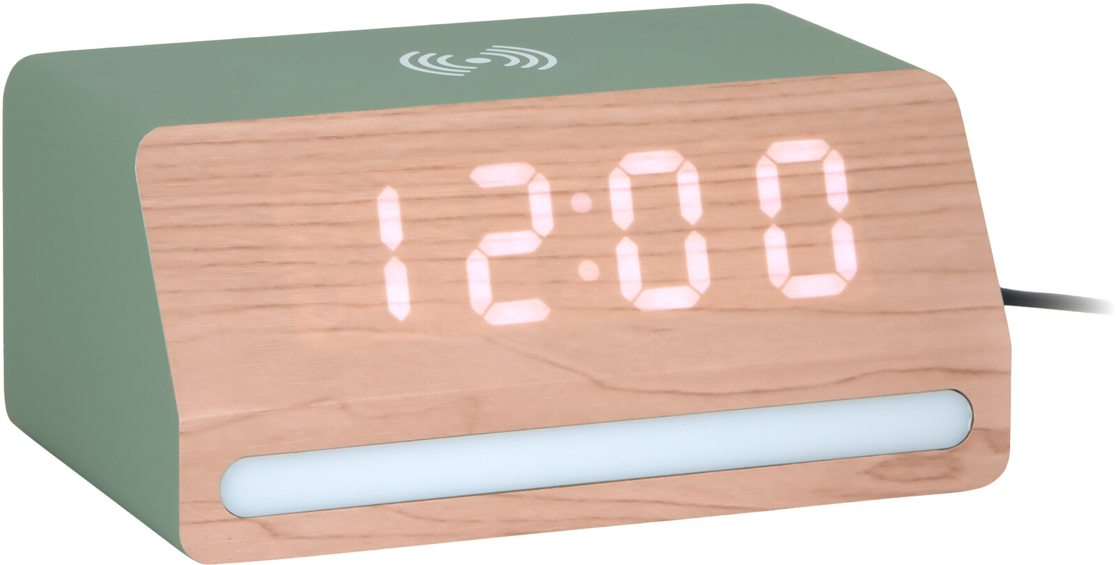 Karlsson LED hodiny-budík 6078BK Karlsson s nabíječkou 6078GR