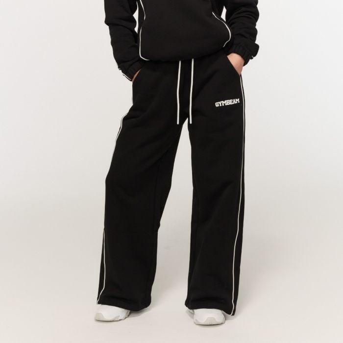 GymBeam Dámské tepláky Varsity Black