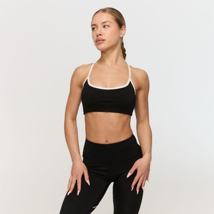 GymBeam Sportovní podprsenka Varsity Black