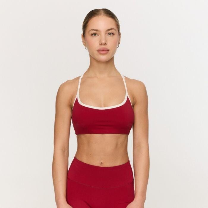 GymBeam Sportovní podprsenka Varsity Red