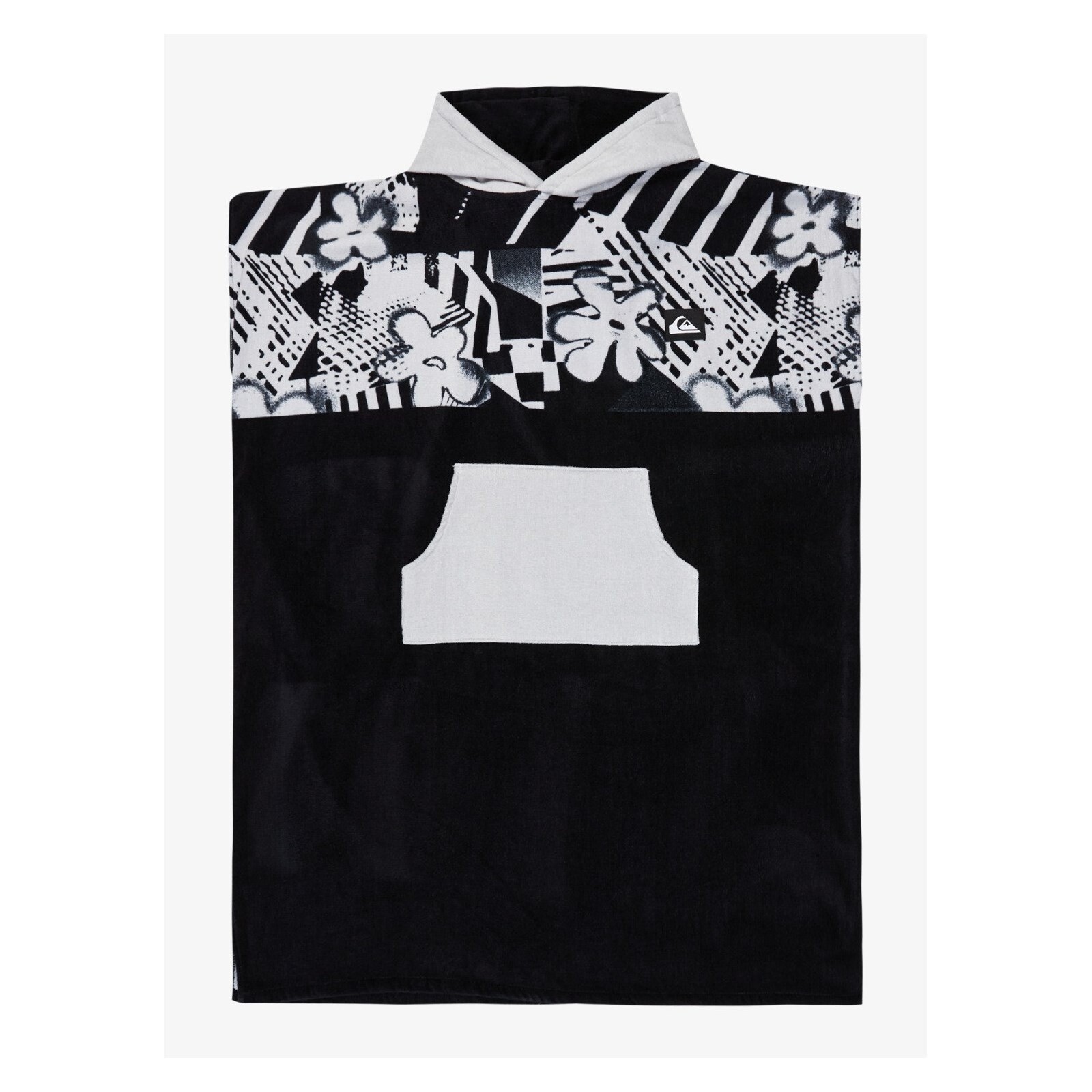 osuška QUIKSILVER - Hoody Black Momentum (KVJ8)