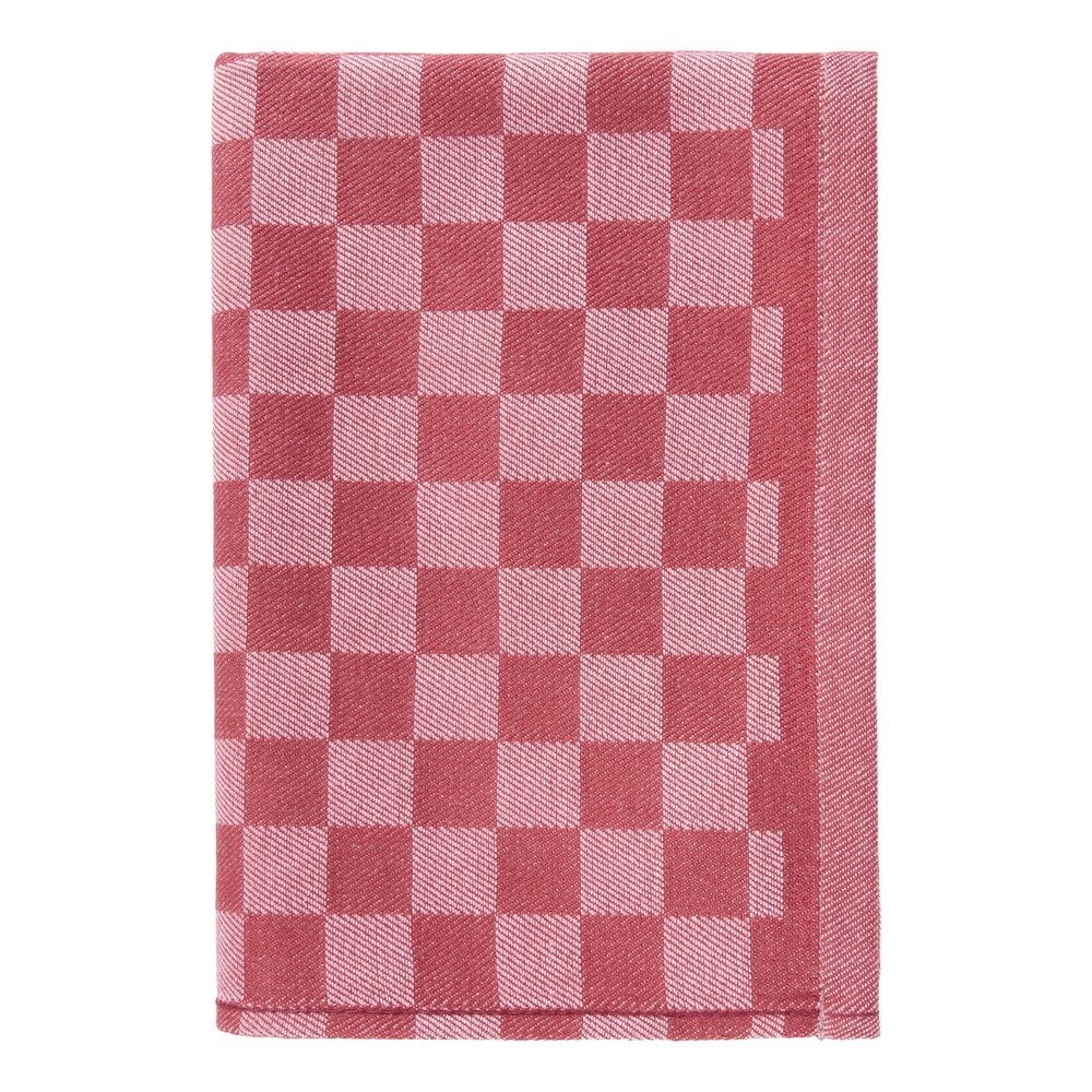 CHECKER STYLE Utěrka - červená