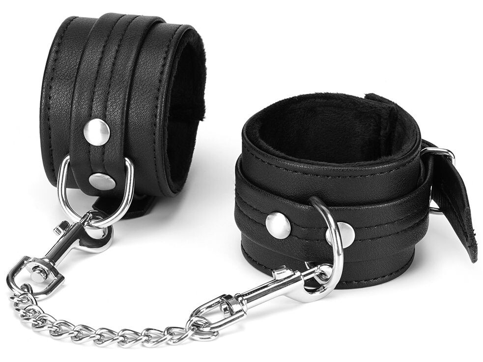 Liebe Seele Pouta na ruce z recyklované kůže Black Bond - Liebe Seele