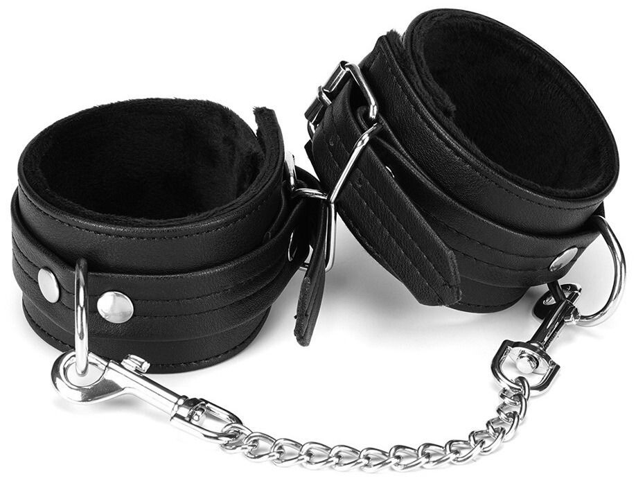 Liebe Seele Pouta na nohy z recyklované kůže Black Bond - Liebe Seele