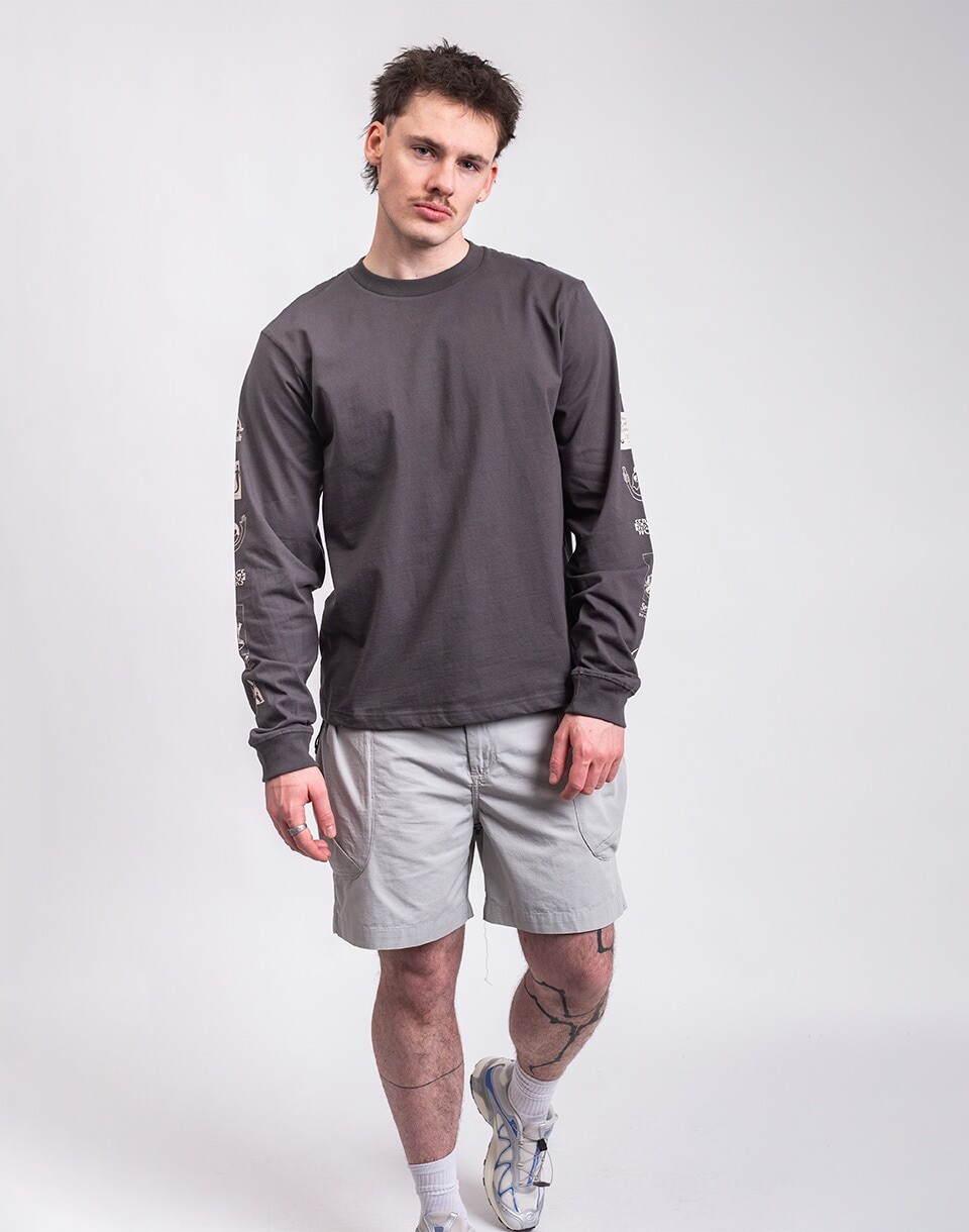 Service Works Bootleg Long Sleeve Tee CHARCOAL M