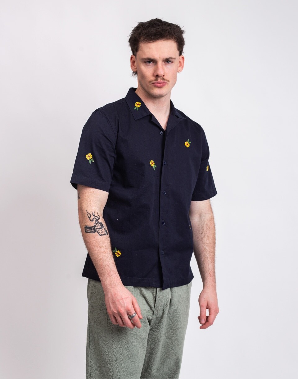 Service Works Cross Stitch Shirt DARK NAVY M