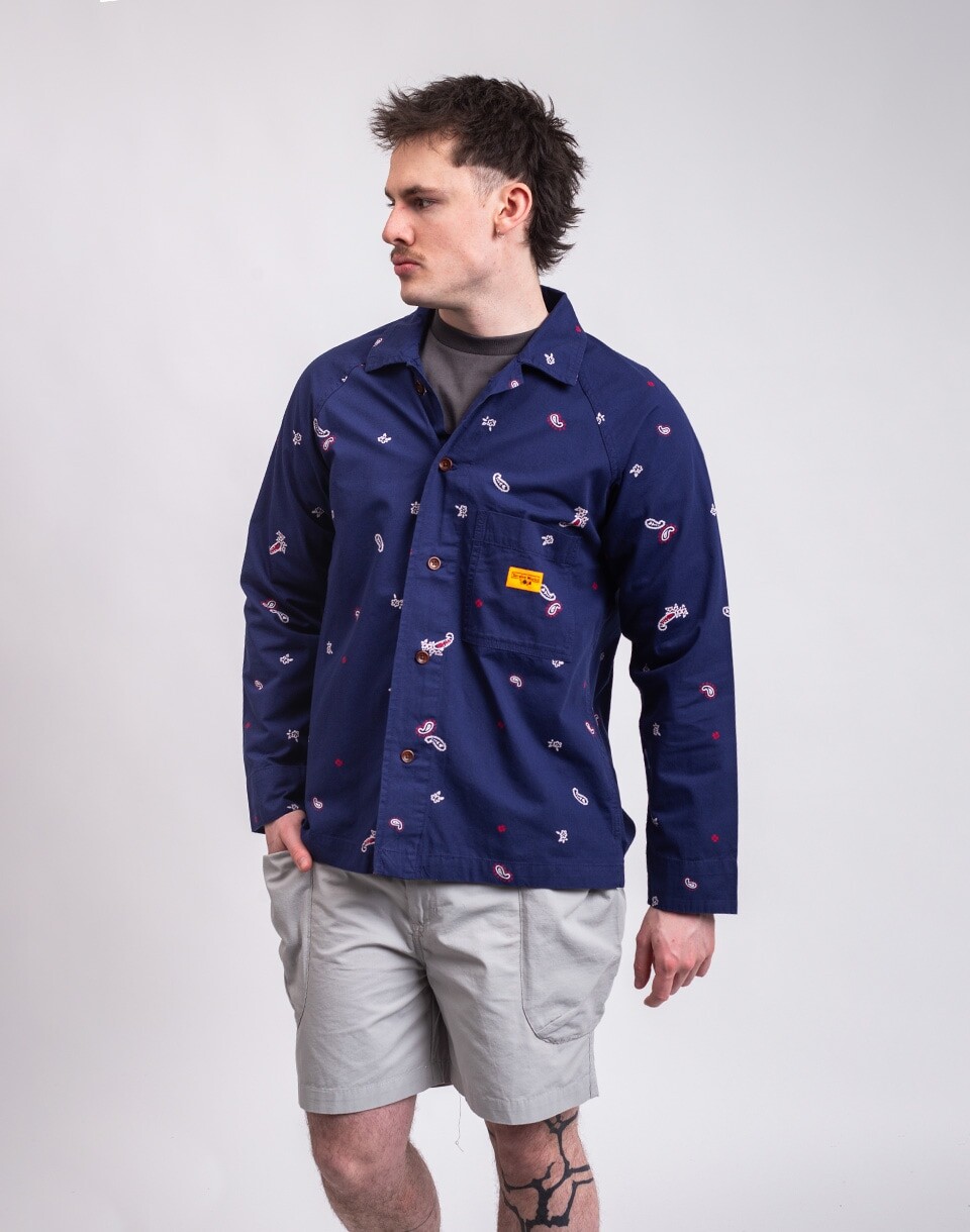 Service Works Paisley Front Of House Jacket ROYAL M