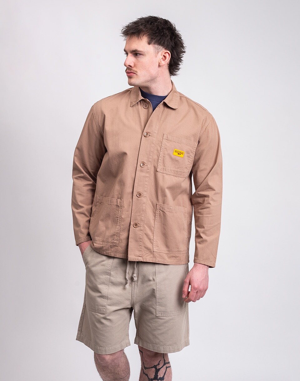 Service Works Twill Chore Shirt MUSHROOM M
