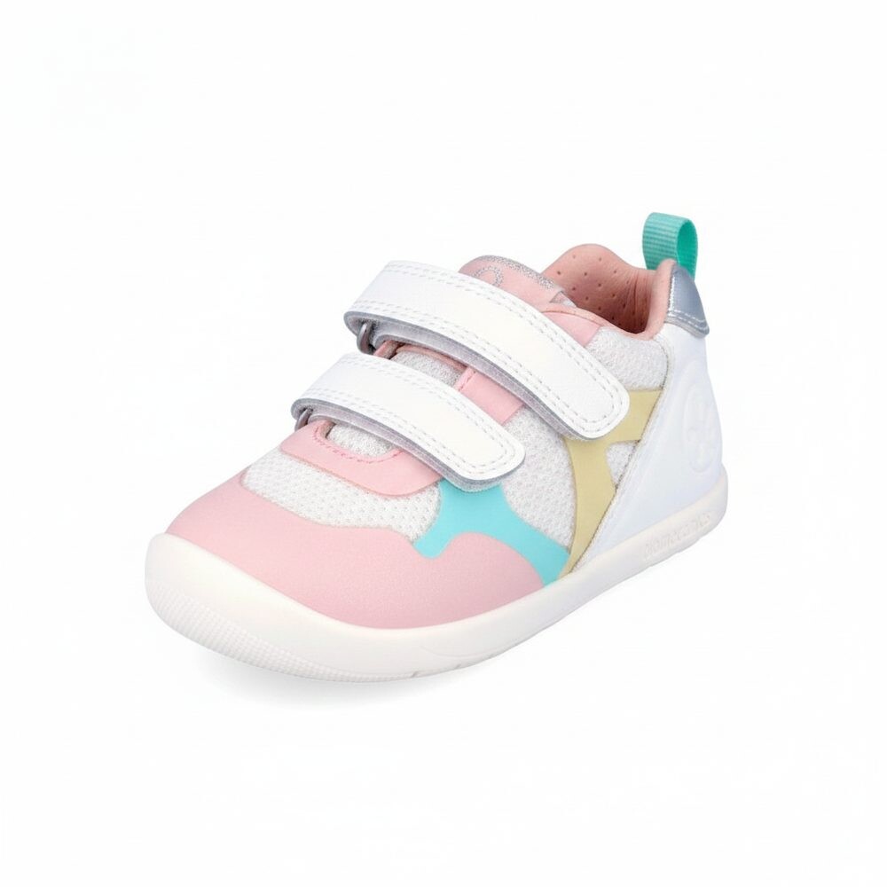 Dívčí barefoot tenisky SPORT BLANCO Y MULTICOLOR Biomecanisc 262165-D310 - 22