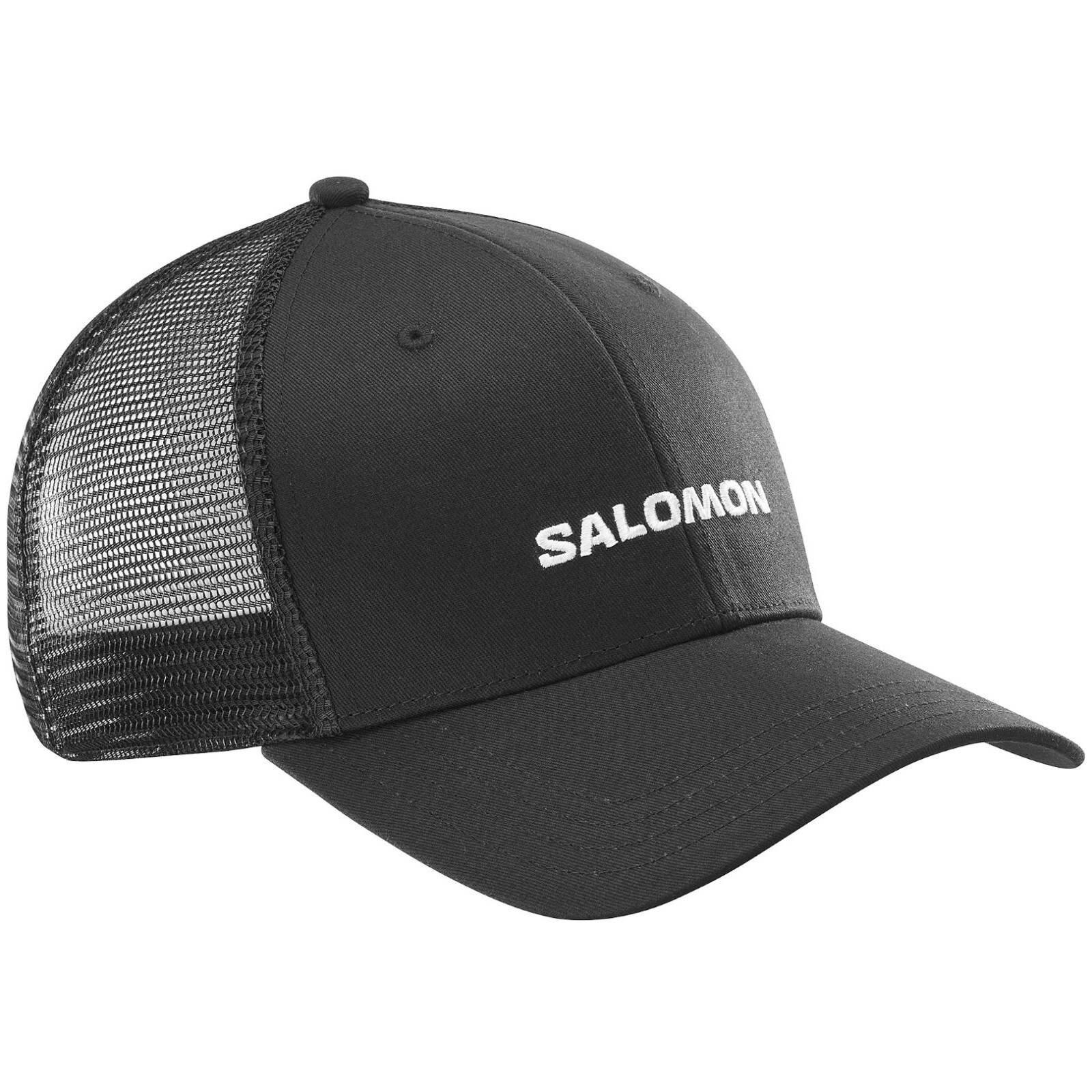 Kšiltovka Salomon Logo Trucker Cap Velikost: L-XL / Barva: černá