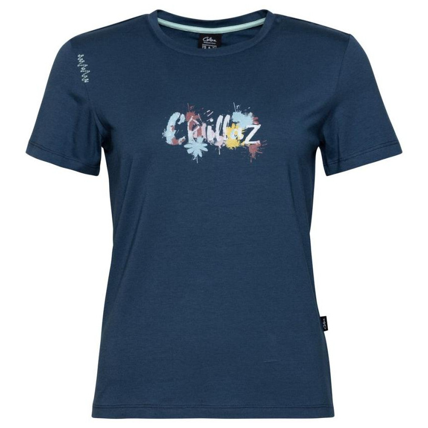 Dámské triko Chillaz Iseo Floral Vibes Velikost: L / Barva: tmavě modrá