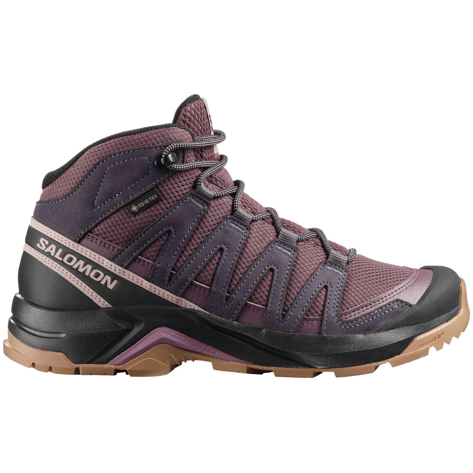Dámské boty Salomon X-Adventure Recon Mid Gore Tex Velikost bot (EU): 37 1/3 / Barva: červená