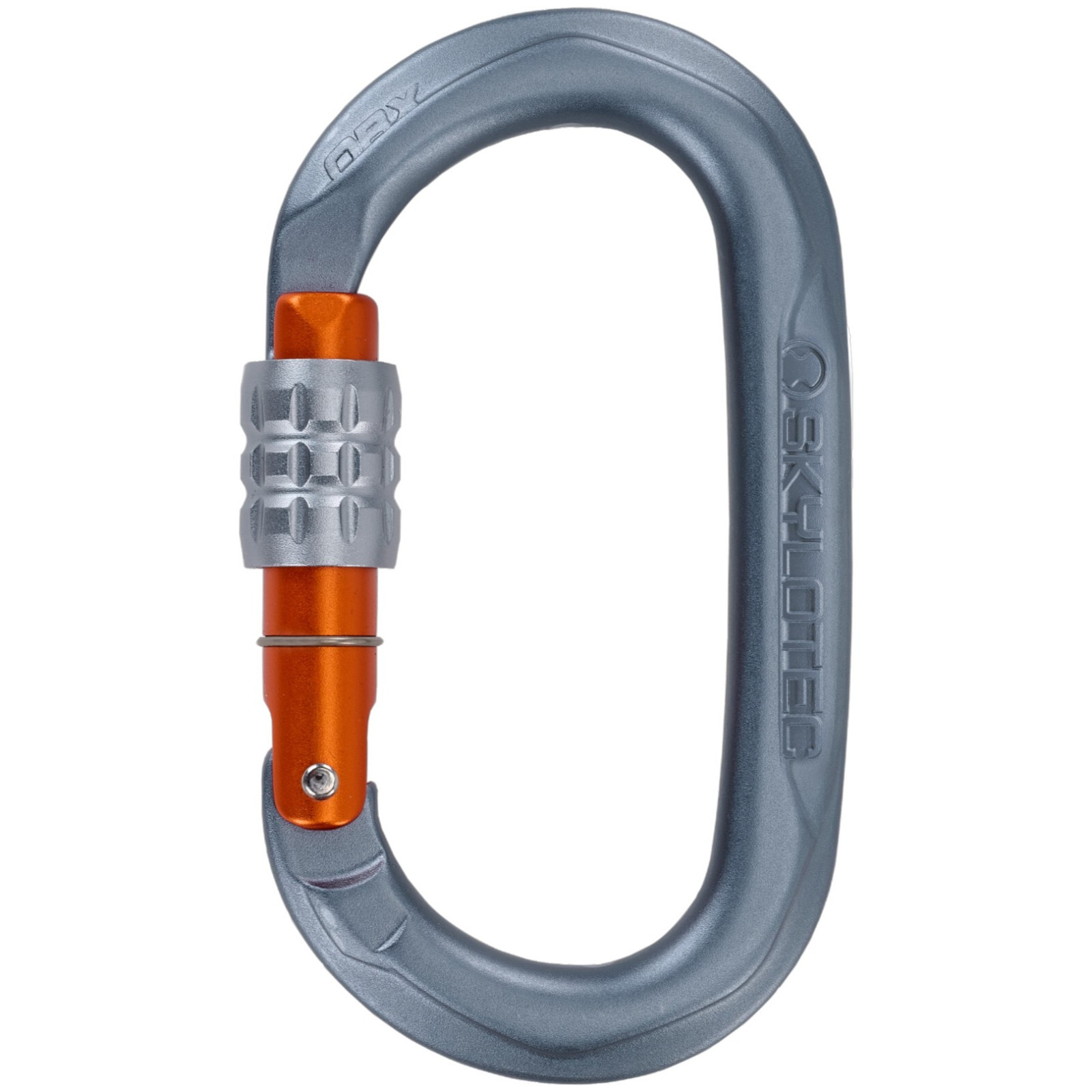 Karabina Skylotec Obx SG (screw gate) Barva: šedá/oranžová