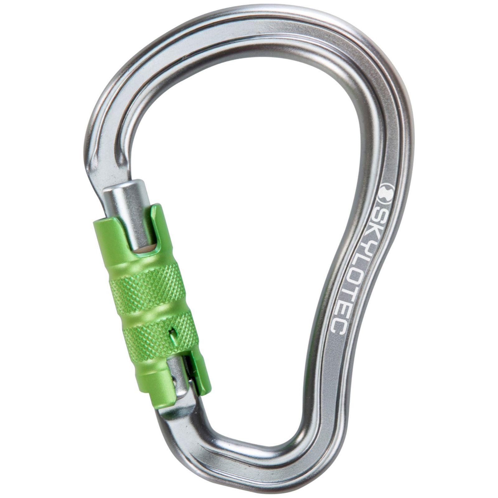 Karabina Skylotec Axis HMS TG (triplex gate) Barva: šedá/zelená