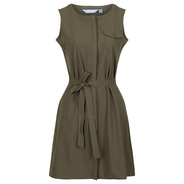 Dámské šaty Regatta Highton Str Dress Velikost: M / Barva: zelená