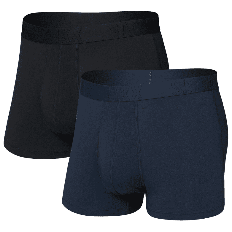 Boxerky Saxx Droptemp Cooling Cotton Trunk Fly 2Pk Velikost: M / Barva: černá/modrá