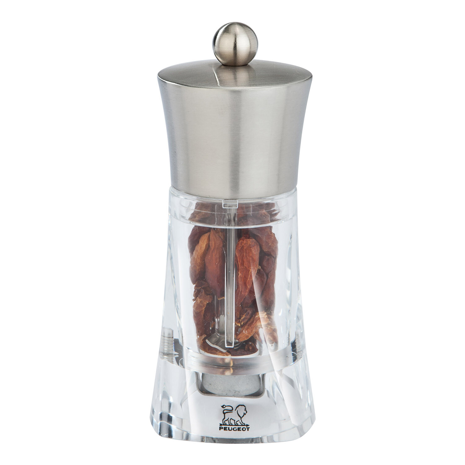 Mlýnek na chilli nerez/akryl 14 cm OUESSANT Peugeot