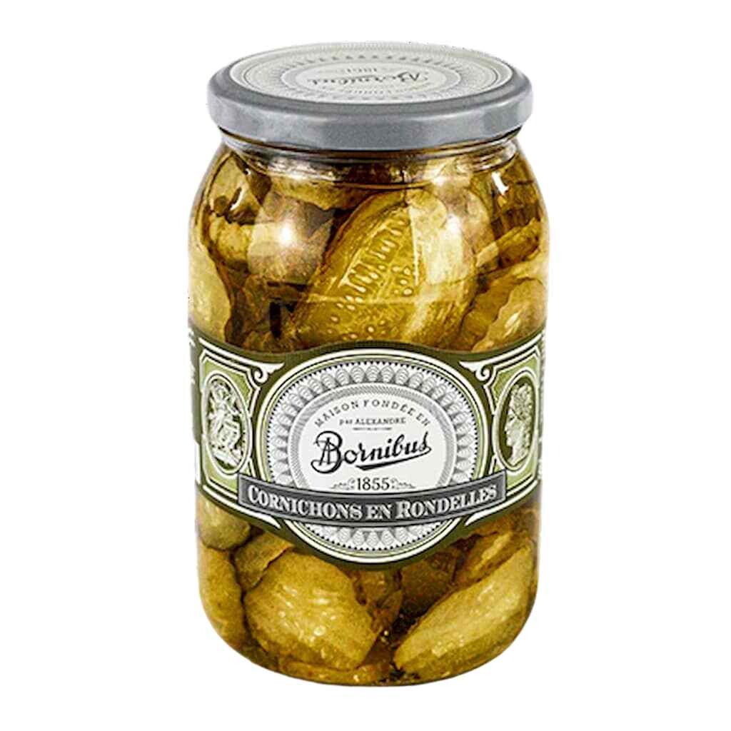 Okurky 900 g, plátky, BORNIBUS