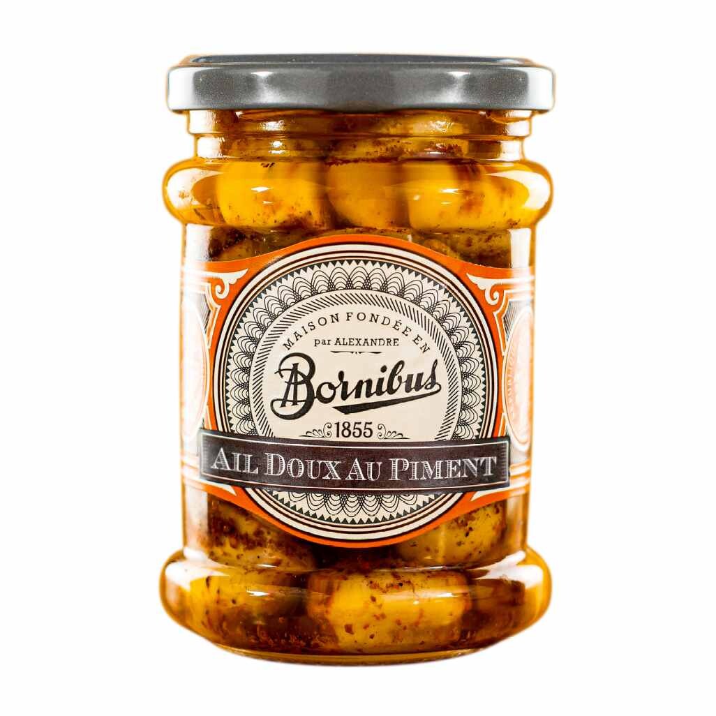 Sladký česnek 250 g, s chili, BORNIBUS