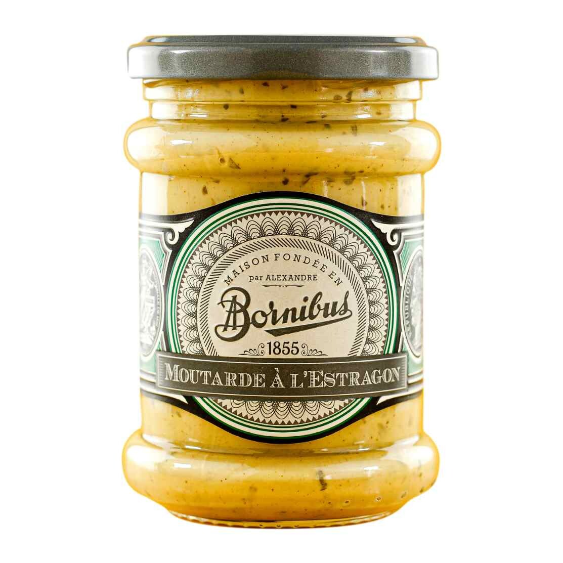 Hořčice 250 g, s estragonem, BORNIBUS