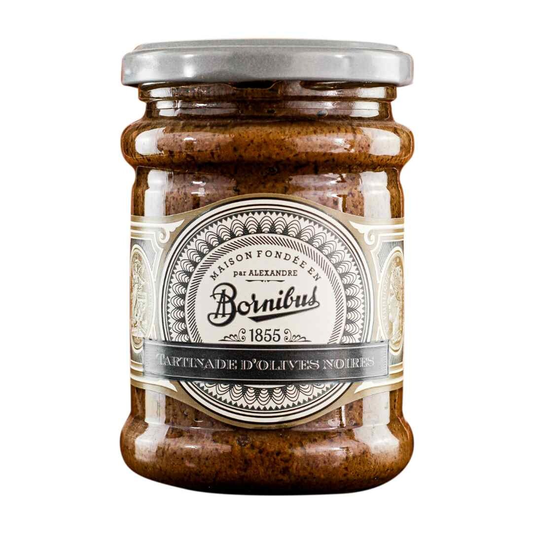 Pomazánka z černých oliv 240 g, BORNIBUS
