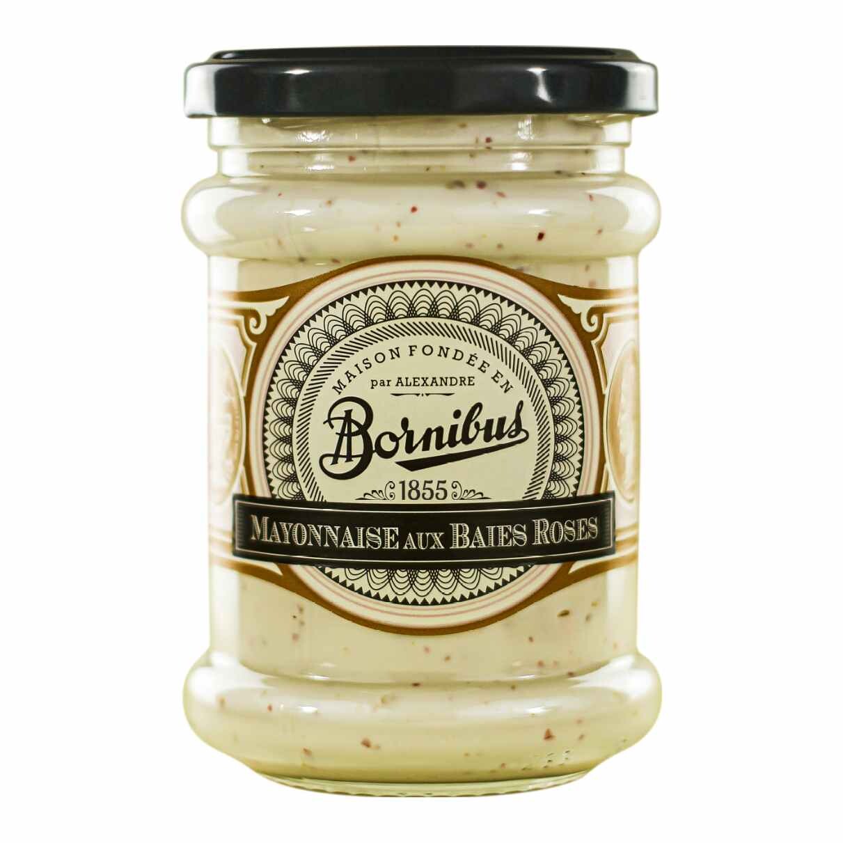 Majonéza 220 g, s růžovým pepřem, BORNIBUS