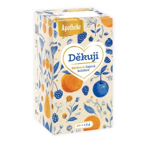 Apotheke Děkuji dárková čajová kolekce 20sáčků