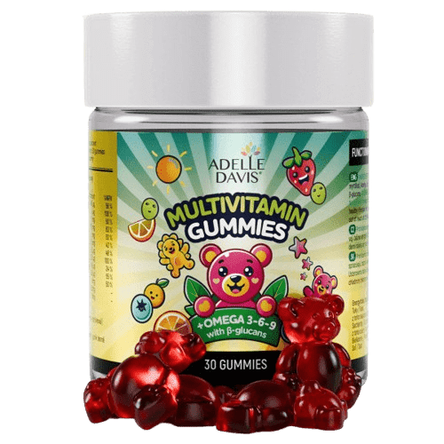 Adelle Davis Multivitamin gummies+Omega 3 30ks