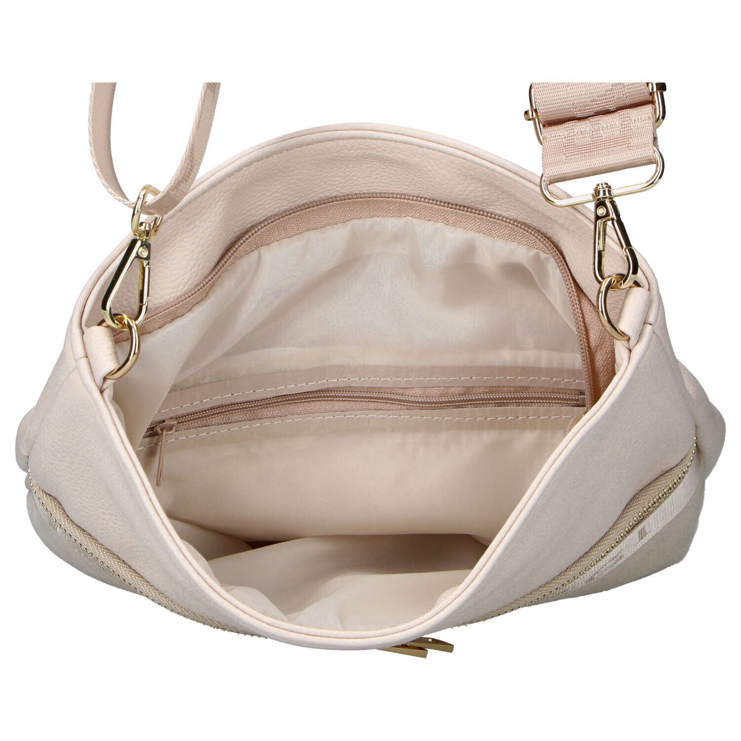 Luxusní dámská crossbody Ellen Laura, krémová
