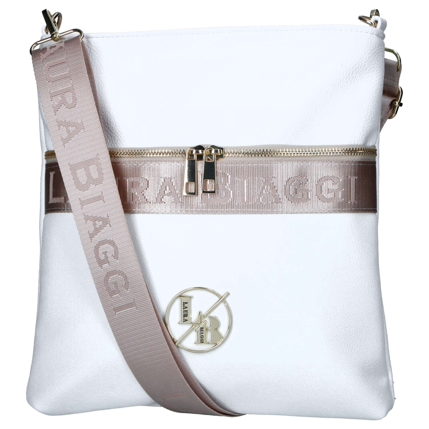 Luxusní dámská crossbody Ellen Laura, bílá