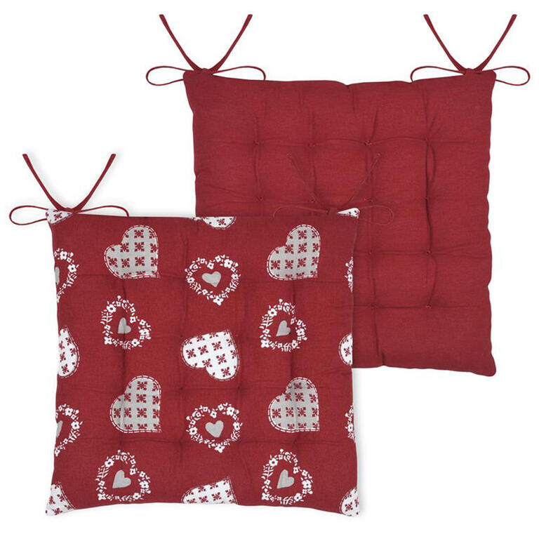 Podsedák na židli ORNON červený