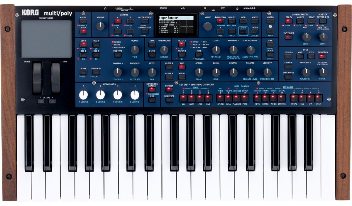 Korg Multi/Poly (rozbalené)