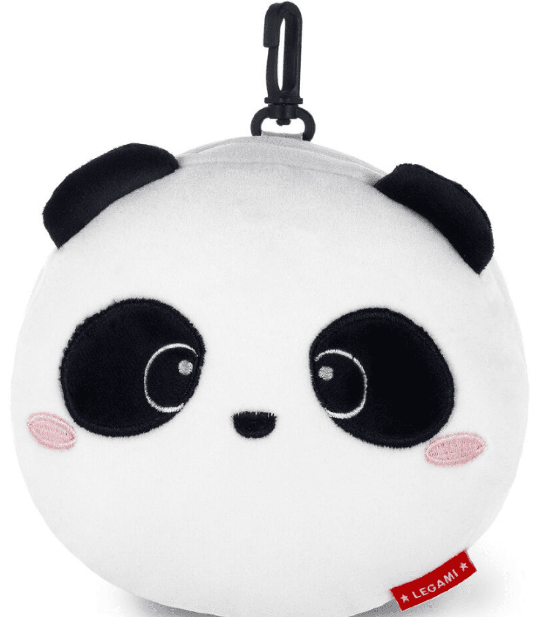 Cestovní polštářek s maskou na spaní - panda