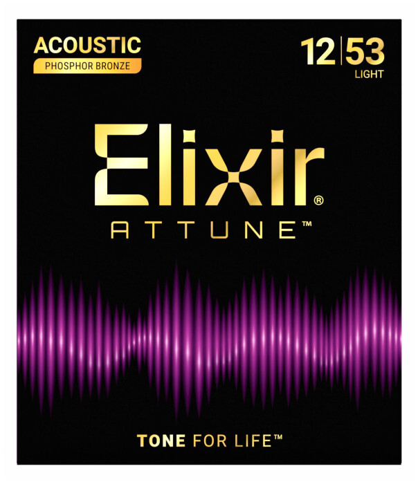 Elixir Attune Acoustic Phosphor Bronze Light .012 - .053