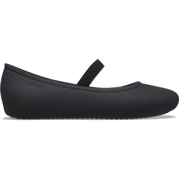 Crocs BROOKLYN FLAT K Dětské nazouvací baleríny, černá, velikost 32/33