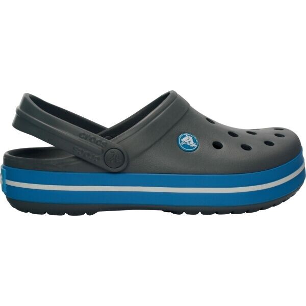 Crocs CROCBAND Unisex pantofle, tmavě šedá, velikost 38/39