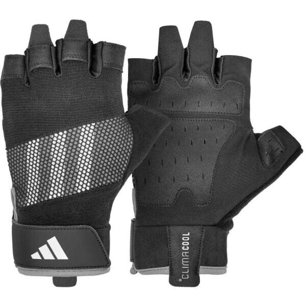 adidas PERFORMANCE TRAINING GLOVES Fitness rukavice, černá, velikost