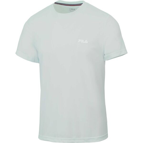 Fila T-SHIRT LOGO SMALL Pánské triko, tyrkysová, velikost