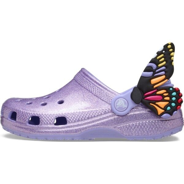 Crocs CLASSIC IAM BUTTERFLY CLOG T Dětské nazouváky, fialová, velikost 20/21