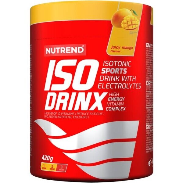 Nutrend ISODRINX 420 G JUICY MANGO Iontový nápoj, , velikost 420 G