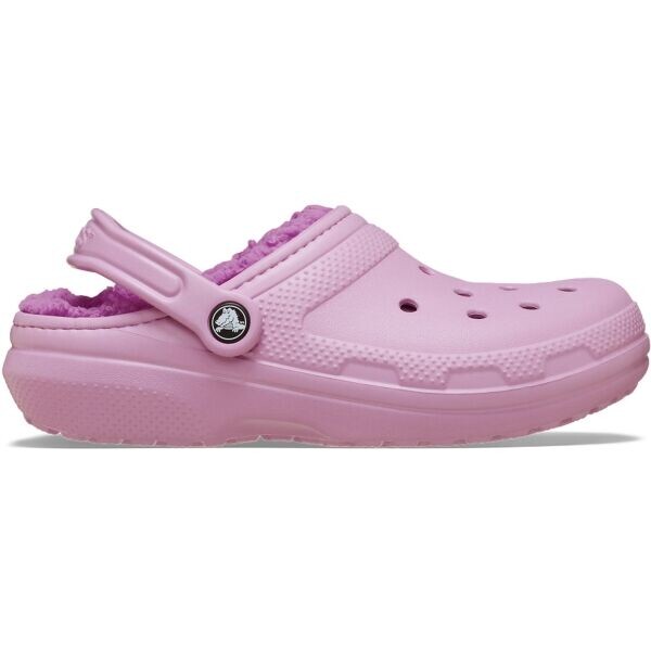 Crocs CLASSIC FUZZ LINED CLOG Unisex nazouváky, růžová, velikost 37/38