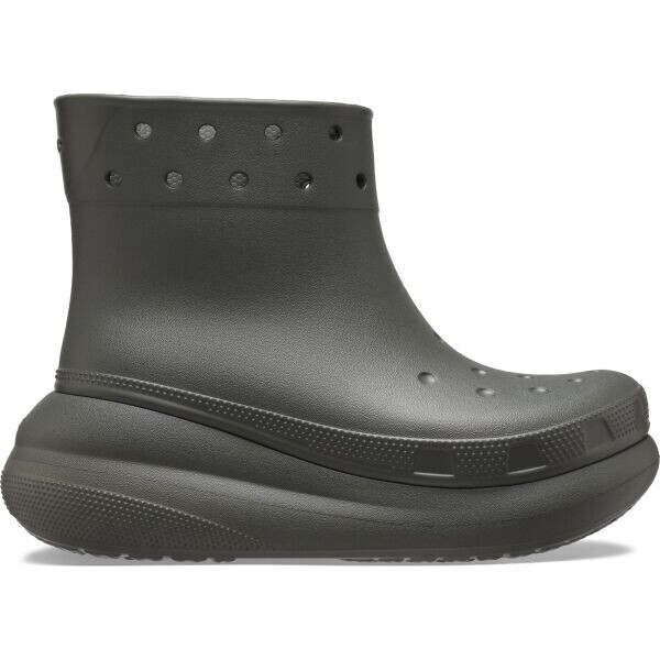 Crocs CLASSIC CRUSH RAIN BOOT Unisex holínky, tmavě zelená, velikost 41/42