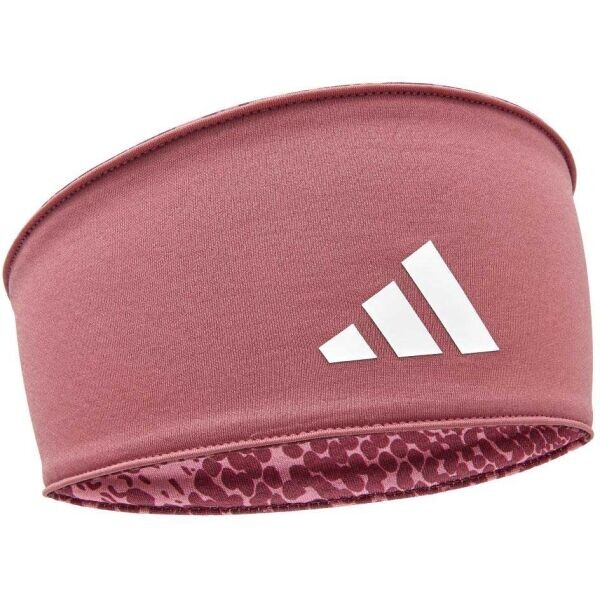 adidas REVERSIBLE HEADBAND Oboustranná čelenka, růžová, velikost