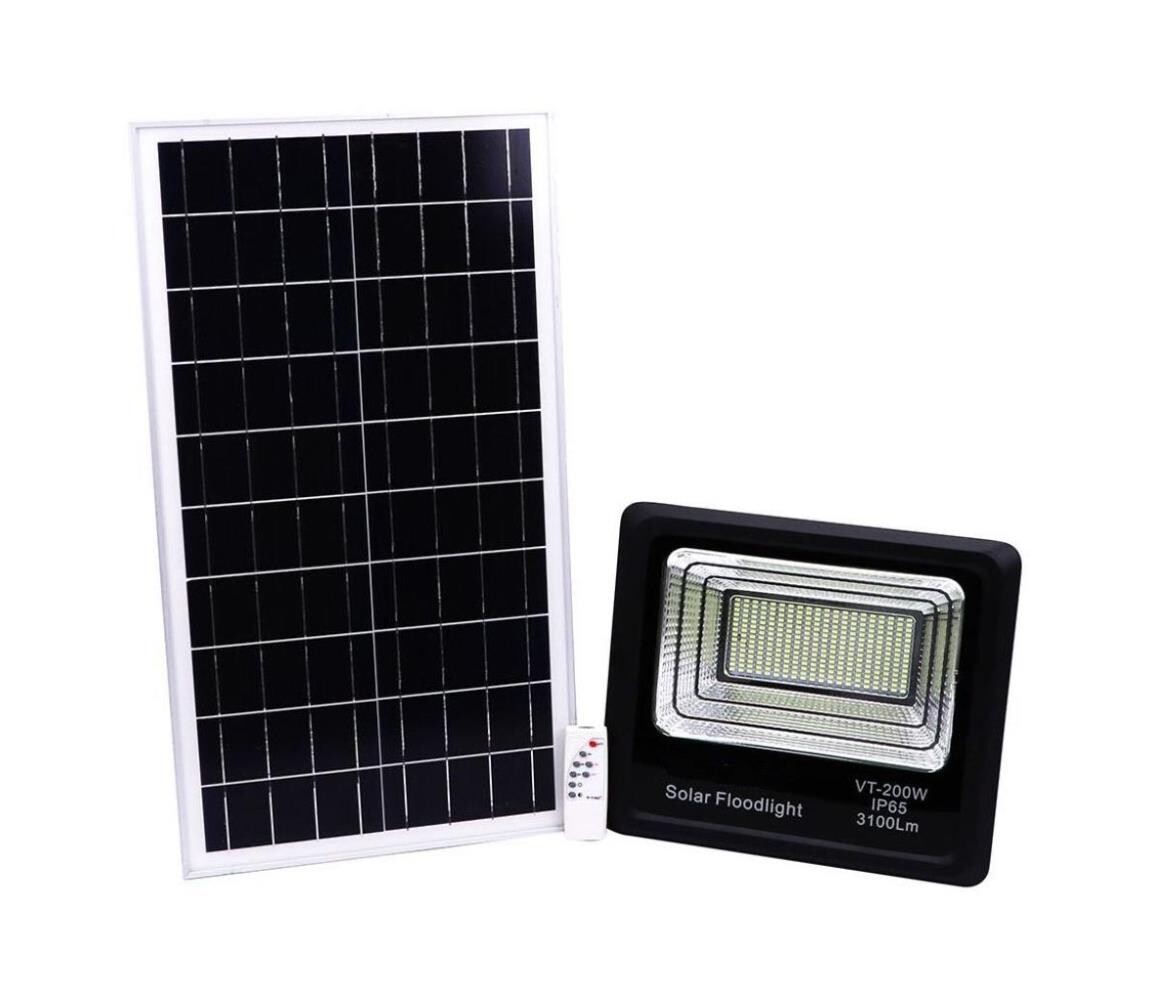 LED Venkovní solární reflektor LED/40W/10V IP65 6000K + DO 94026
