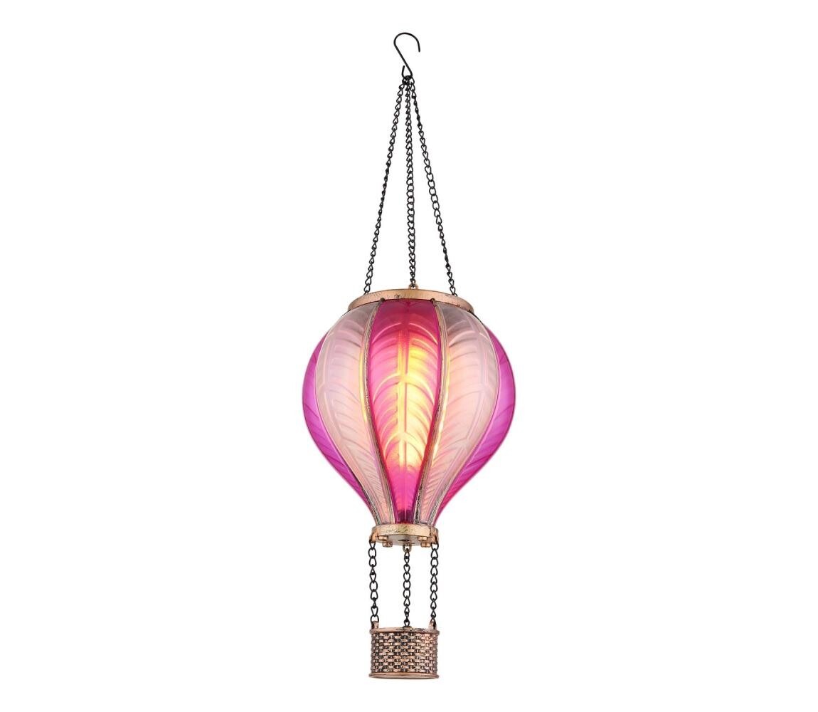 Globo 36136P - LED Závěsná solární dekorace 20xLED/0,5W/3V IP44 létající balón 36136P